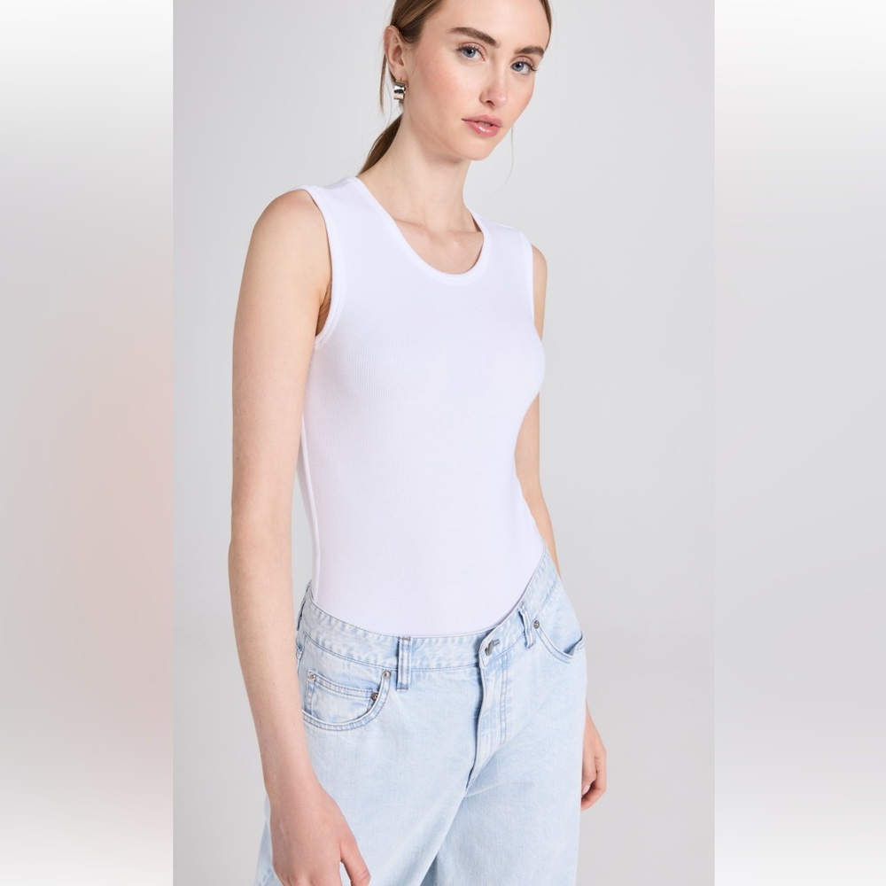 EUC ATM Ribbed Cotton Modal V-Neck Snap Bodysuit Softest Sz XL Sold Out